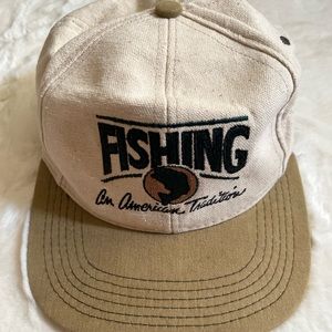 Vintage “Fishing An American Tradition” SnapBack Hat (Made in USA)